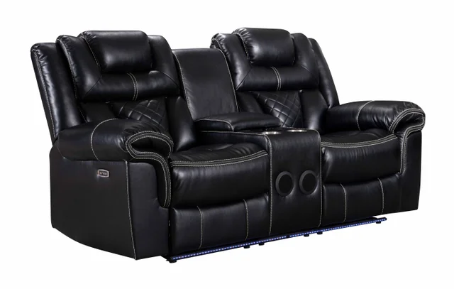 Alexa Black - 3PC Power Reclining Set (ETA 4/10)