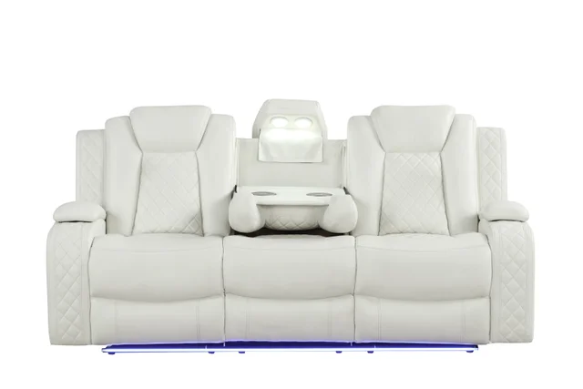 Luz White - 3PC Reclining Set